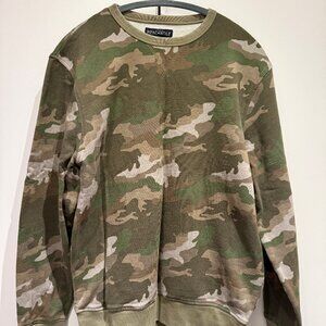 J Crew camo sweatshirt for men Size Large